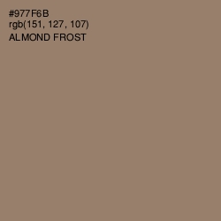 #977F6B - Almond Frost Color Image